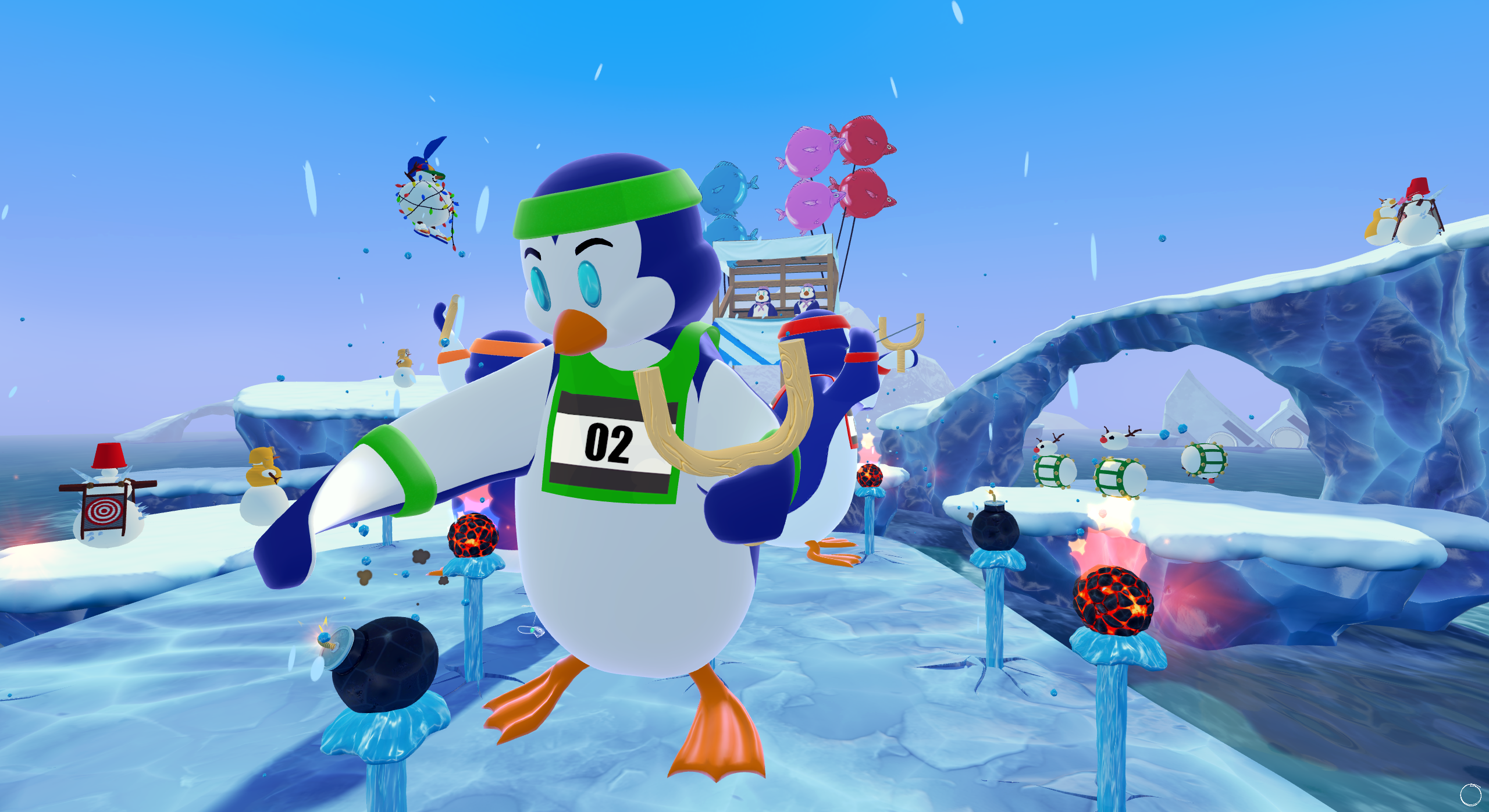 Arctic Olympics gameplay