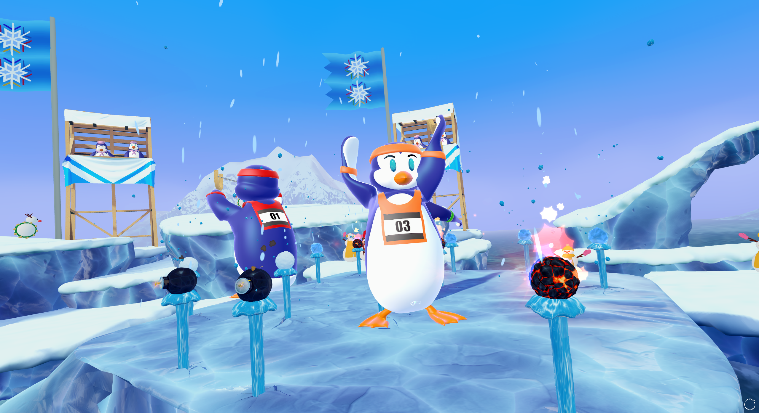 Arctic Olympics gameplay